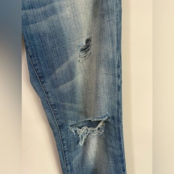 Current/Elliott The Ankle Skinny Driftwood Destroy Jeans - Picture 6 of 9